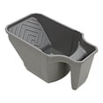 thumbnail image 1 of Paint Tray Ergonomic Paint Pot with Handle Mini Plastic Paint Tray Textured Deep Roller Frame for Painting, 1 of 8