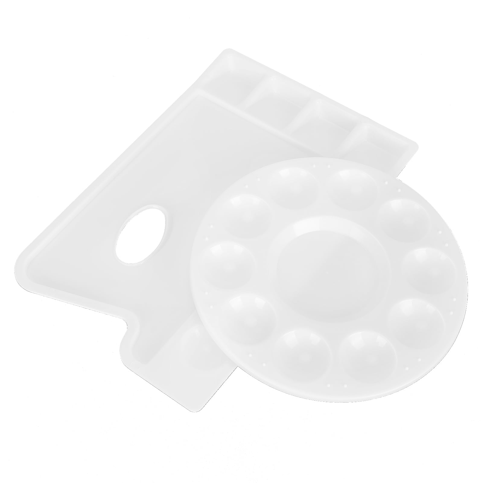 Paint Tray Palettes, Painting Palette Plastic Palette Paint Trays 2Pcs