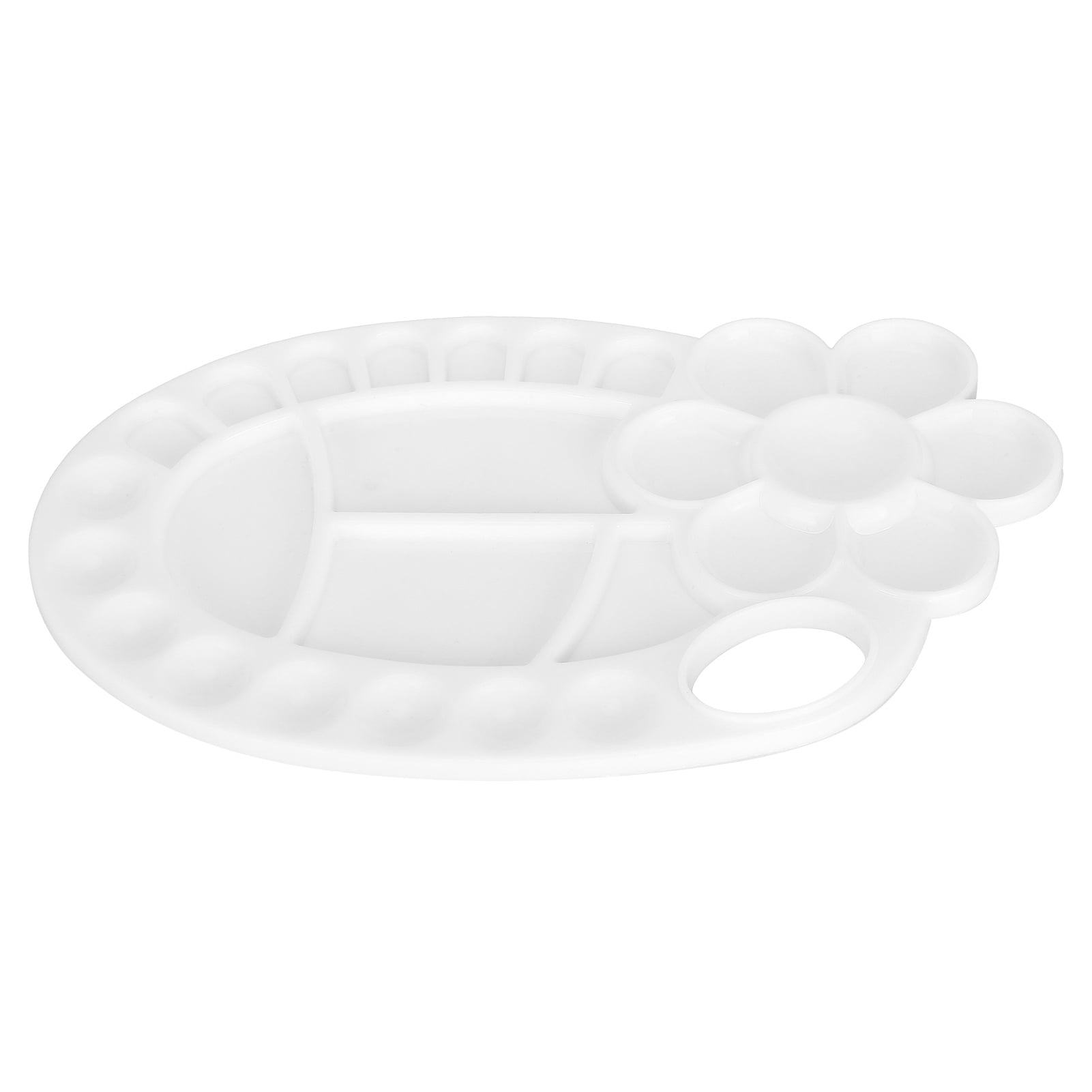 Paint Tray Palettes Plastic Watercolor Painting Palette DIY Craft Paint SuppliesWhite