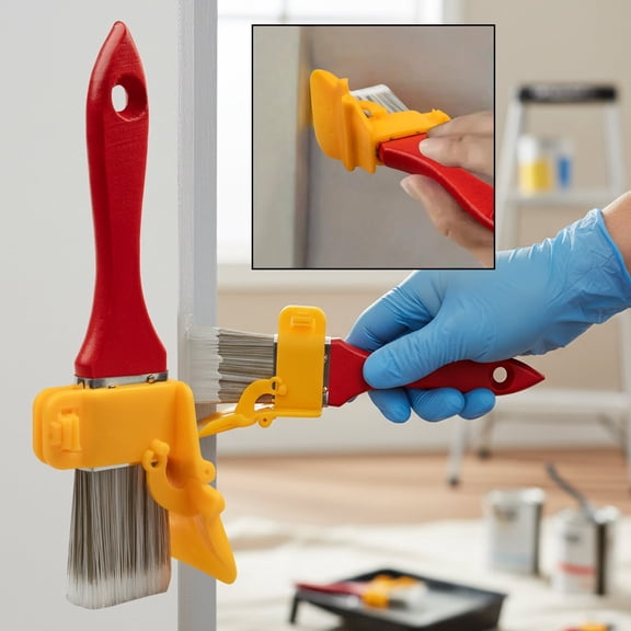 Paint Trimmer Edger Tool 5in Handheld Edging Paint Brush, Trimming Tool Set for Wall, Window, Corner, Baseboard Corner Painting Baseboard Trim
