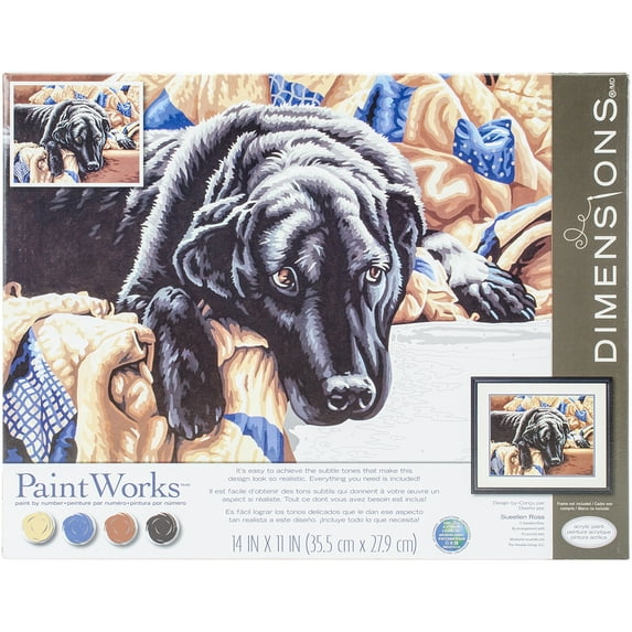 Paint Works Paint By Number Kit 14"X11"-Guilty Pleasures