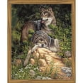 thumbnail image 1 of Paint Works Paint By Number Kit 16""X20""-Wild & Free Wolves, 1 of 3