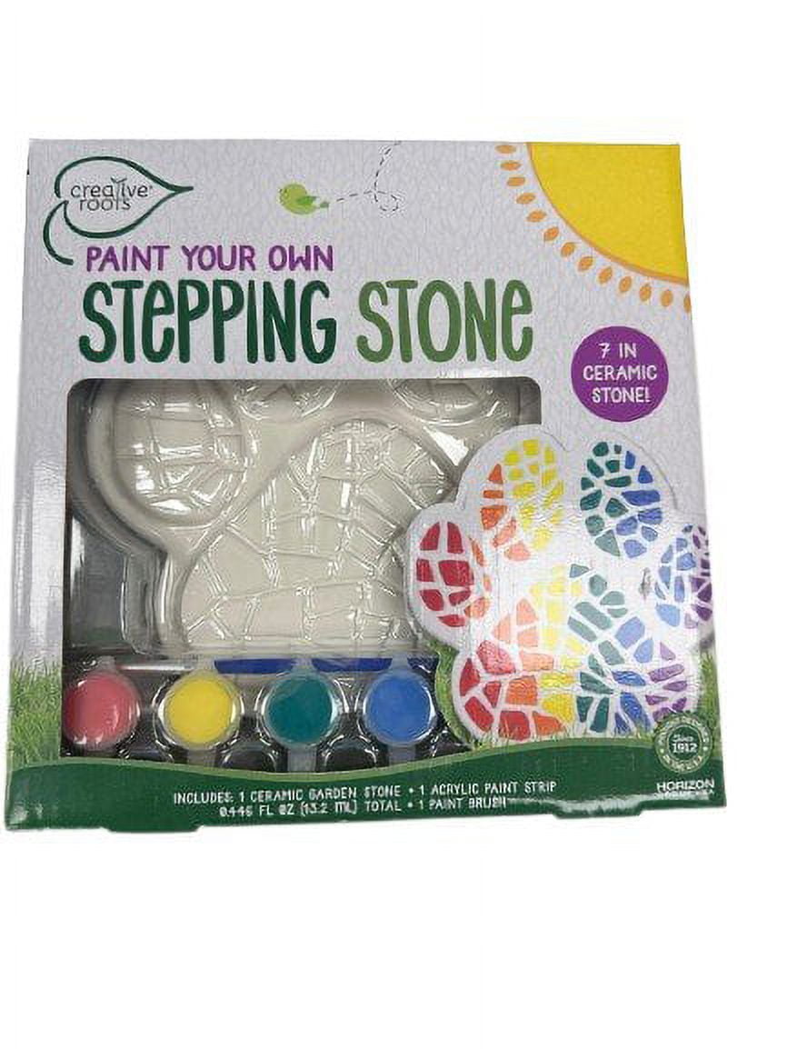 Paint Your Own Stepping Stone 7 in 1 Ceramic Stone