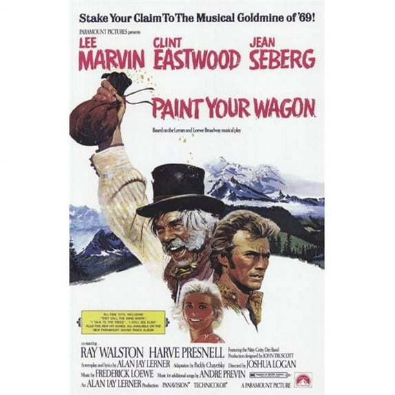 Paint Your Wagon Movie Poster - 11 x 17