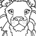 thumbnail image 1 of Paint-a-Doodle 12 x 12 African Lion Painting Kit, 1 of 2