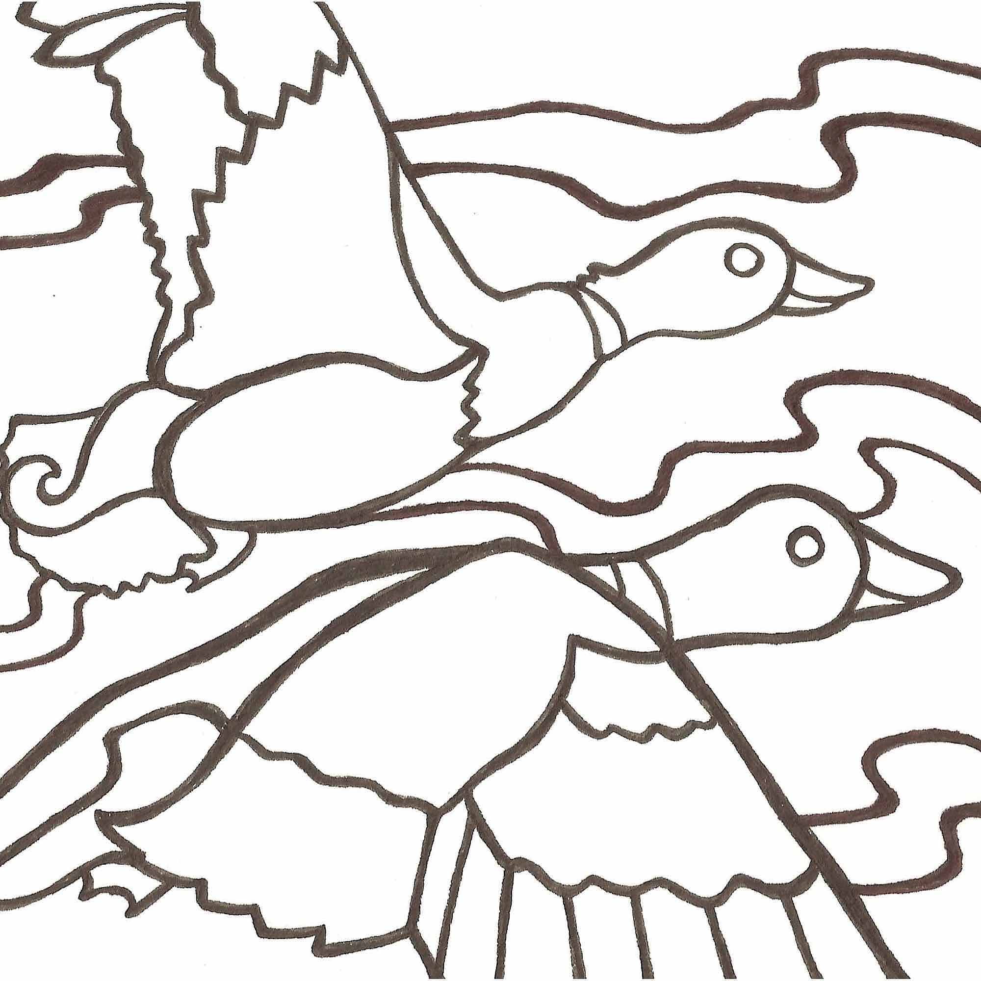 Paint-a-Doodle 12 x 12 Mallards Painting Kit