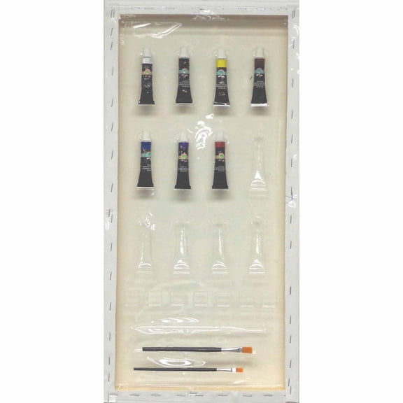 Paint-a-Doodle 12 x 24 Vase of Flowers Painting Kit