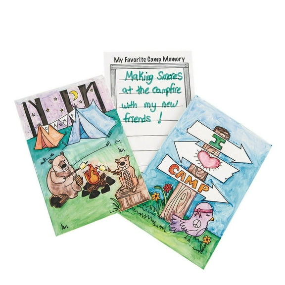 Paint-a-Dot Camp Fun (Pack of 48)