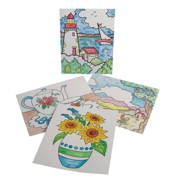 Paint-a-Dot Everyday Scenes (Pack of 24)