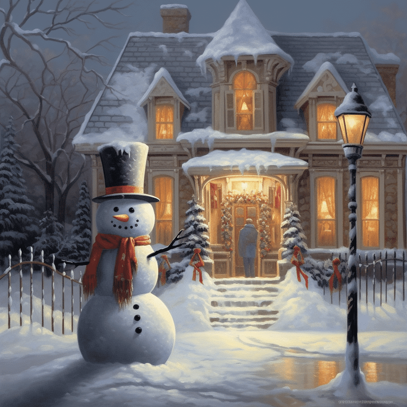 Paint by Number DIY Paint by Numbers Kit for Kids & Adults Beginner DIY Acrylic Painting Kits, 16x20 inch （Castle in the Snow）