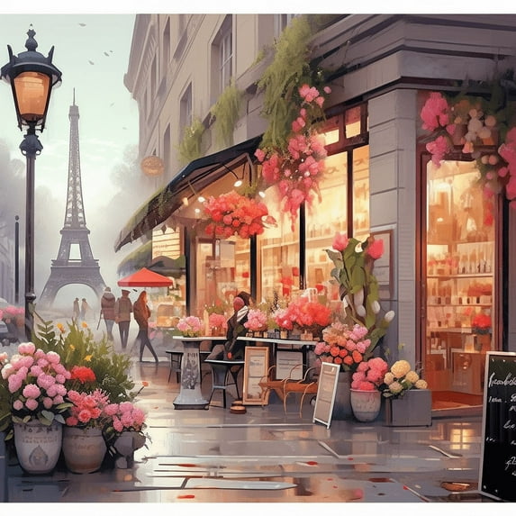 Paint by Number DIY Paint by Numbers Kit for Kids & Adults Beginner DIY Acrylic Painting Kits, 16x20 inch Christmas gifts(City)