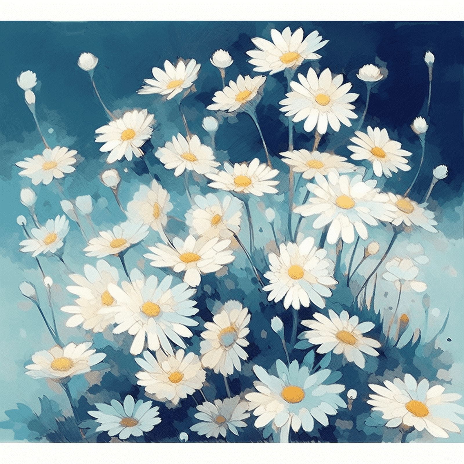 Paint by Number DIY Paint by Numbers Kit for Kids & Adults Beginner DIY Acrylic Painting Kits, 16x20 inch Christmas gifts（Flower）