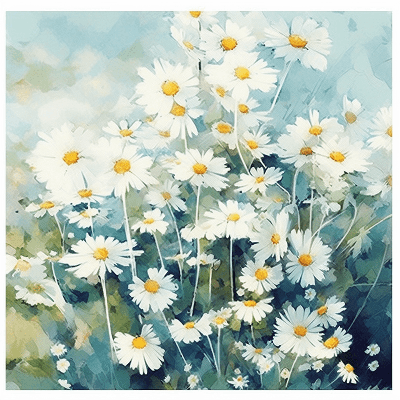 Paint by Number DIY Paint by Numbers Kit for Kids & Adults Beginner DIY Acrylic Painting Kits, 16x20 inch Christmas gifts（Flowers）