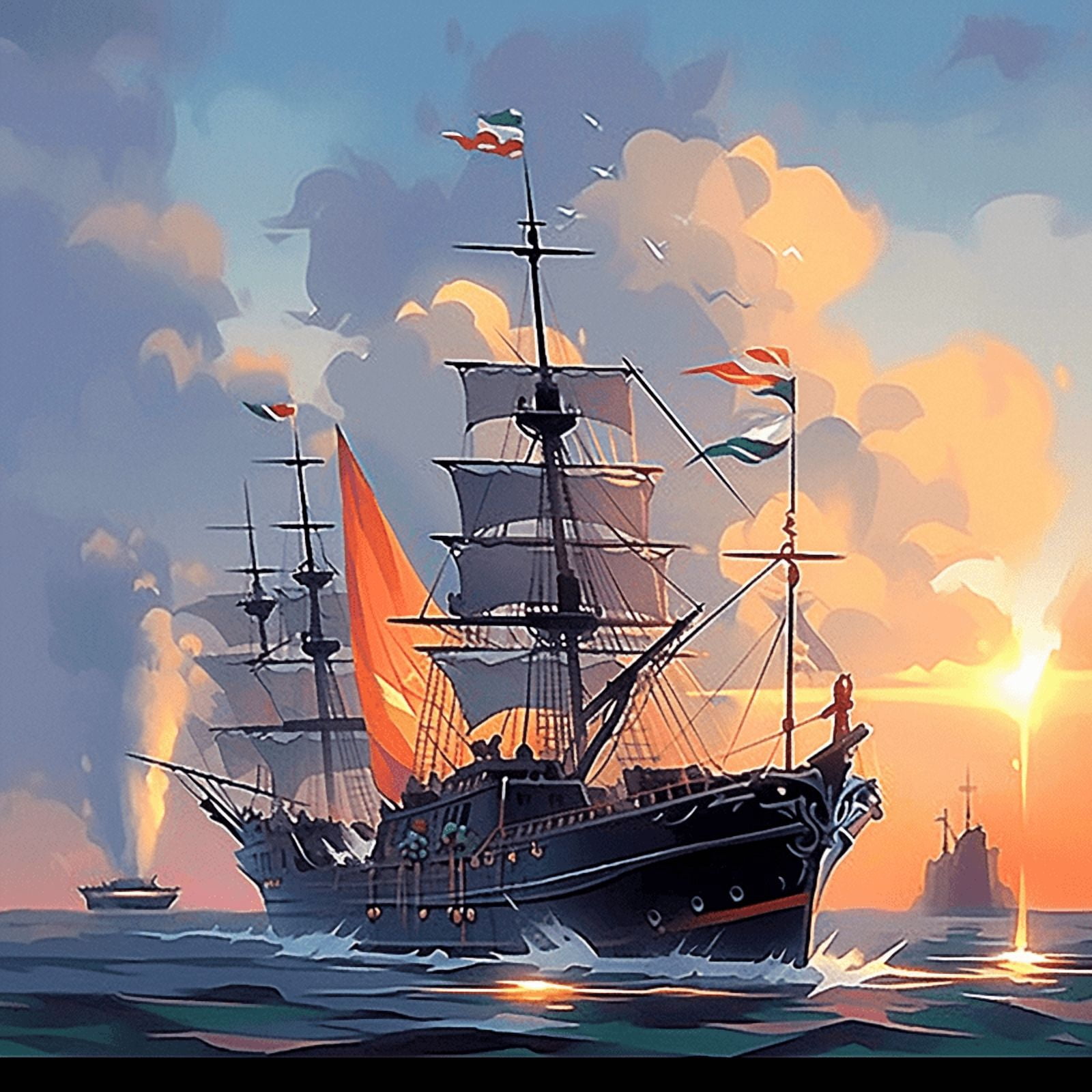 Paint by Number DIY Paint by Numbers Kit for Kids & Adults Beginner DIY Acrylic Painting Kits, 16x20 inch Christmas gifts（Sailboat）
