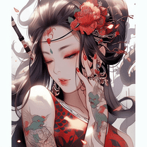 Paint by Number DIY Paint by Numbers Kit for Kids & Adults Beginner DIY Acrylic Painting Kits, 16x20 inch （Girl）