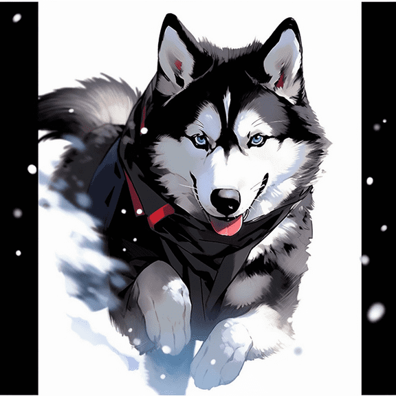 Paint by Number DIY Paint by Numbers Kit for Kids & Adults Beginner DIY Acrylic Painting Kits, 16x20 inch （Wolf）