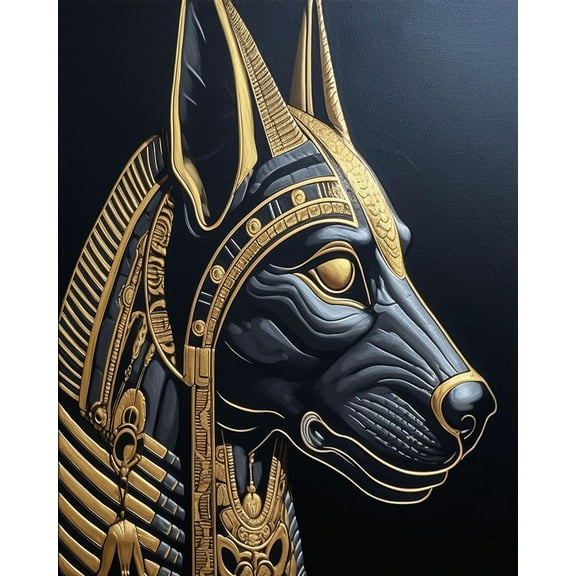 Paint by Numbers for Adults-Anubis (3)- Drawing Paintwork DIY Paint by Number Kits Art Crafts for Home Wall Decor 16"X20"