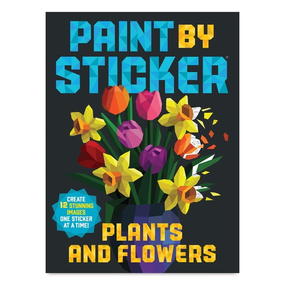 Paint by Sticker: Plants and Flower (Paperback)
