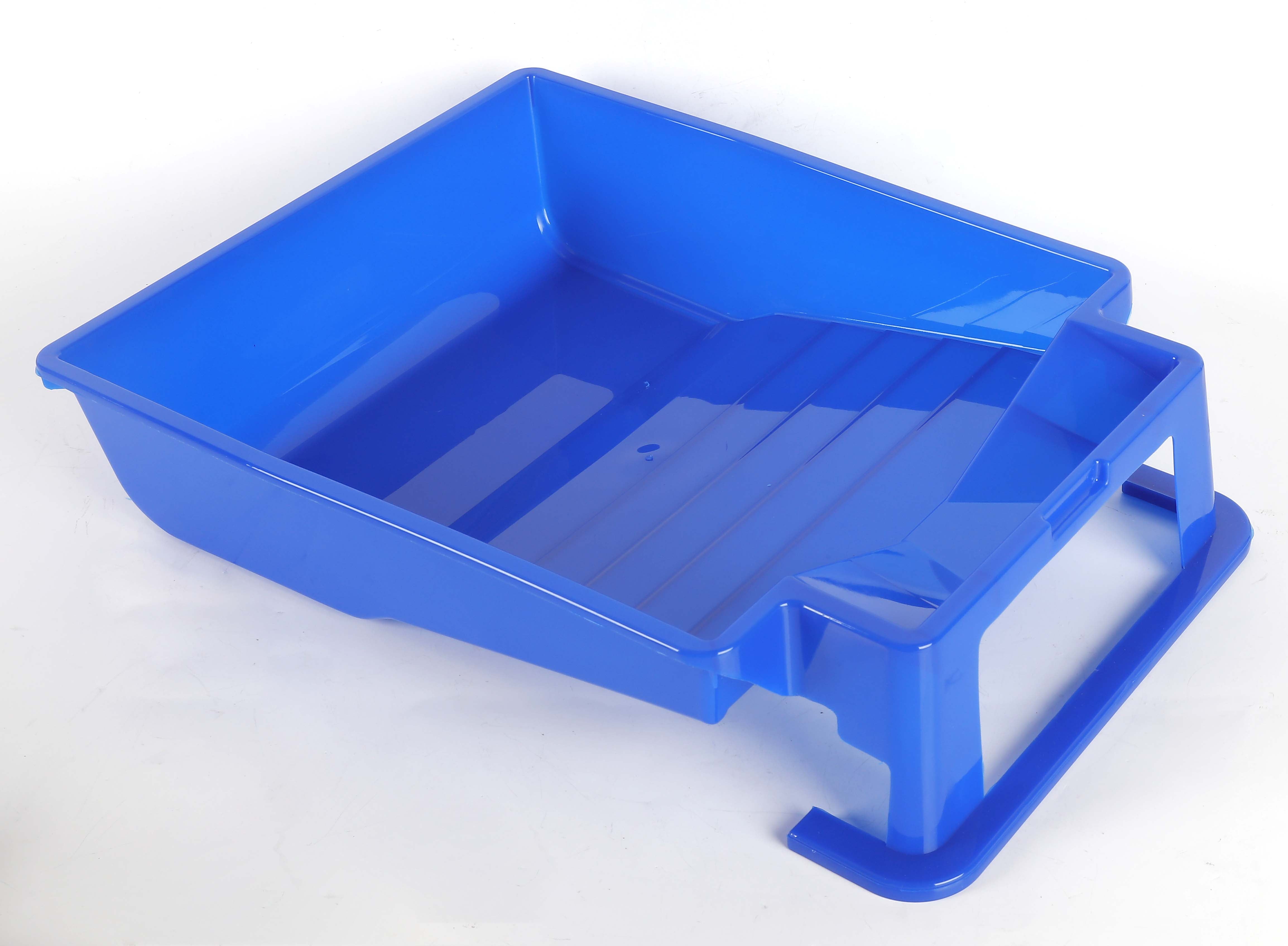 Blue Plastic Paint Pan and a Paint Roller Stock Image - Image of surface,  improvement: 14992269