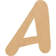 Paintable Craft Letter A, DIY 16'' Tall DIY A-Z Letter, Brownie Buster Font