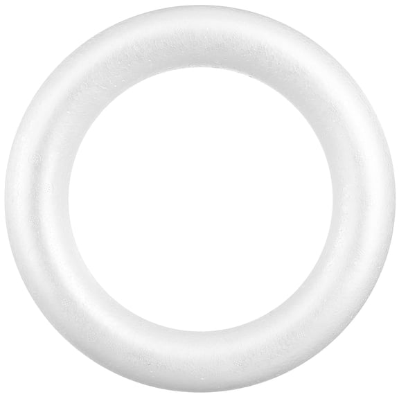 Paintable Glueable Cuttable Foam Circle Wreath for Creative Crafts 1Pack
