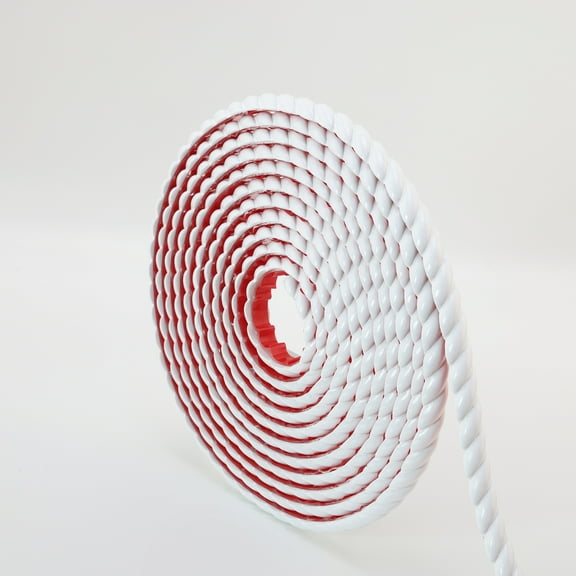 Paintable Peel and Stick Wall Molding Trim, Flexible Strip for Mirror Frame, 3D Wall Edge, Cabinet, Picture Frame and Home DIY Decoration (16.4 ft x 0.6 inch)