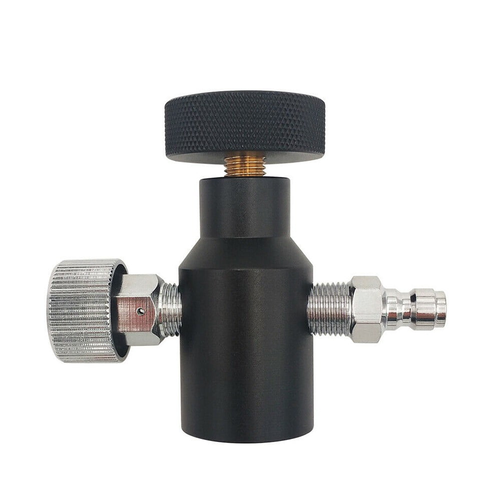 Paintball CO2 Adapter Air Regulator Fill Station Remote On Off 3000psi