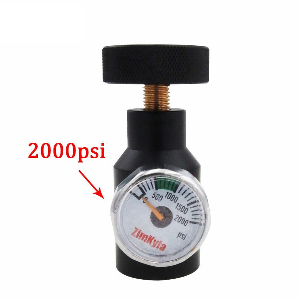 Paintball Co2 Adapter Air Regulator Fill Station Remote On Off 3000Psi