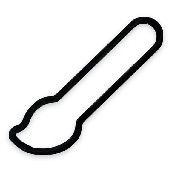 Paintbrush Cookie Cutter with Easy Push Design