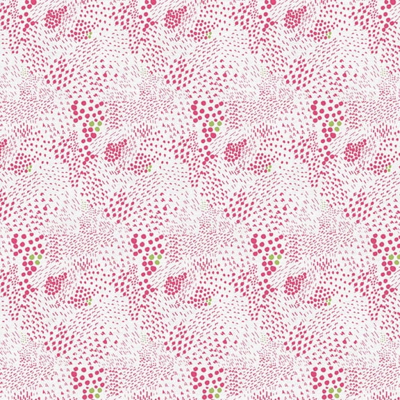 Paintbrush Studio Fabri-Quilt On Your Mark - Florals - White/Pink Blender