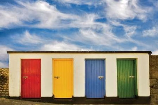 Painted Doors I Canvas Art - Dennis Frates (12 x 18)