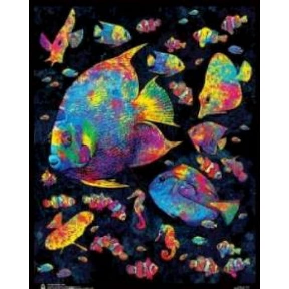Painted Fish Poster  (16 x 20)
