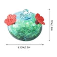 thumbnail image 1 of Painted Glass Leak-Proof Hummingbird Feeder, Outdoor Hanging Ornament Courtyard Decoration, Drip-Free Feeder Gift for Garden Patio Nature Lovers, 1 of 3