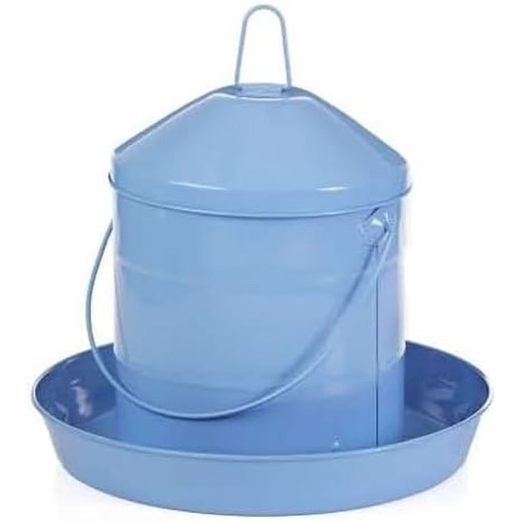 ? Painted Hanging Galvanized Poultry Feeder | Automatic Poultry Feeder | Easy to Use | Durable, Weatherproof and Lightweight | 17 lbs$$Garden &