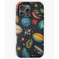 thumbnail image 1 of Painted Ladies Autumn Football Kickoff Phone Case for iPhone 16 15 14 13 12 11 Pro Max, 1 of 2
