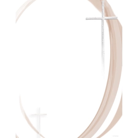 Great Papers Swirls and Cross Letterhead 80/Pack (2013196)