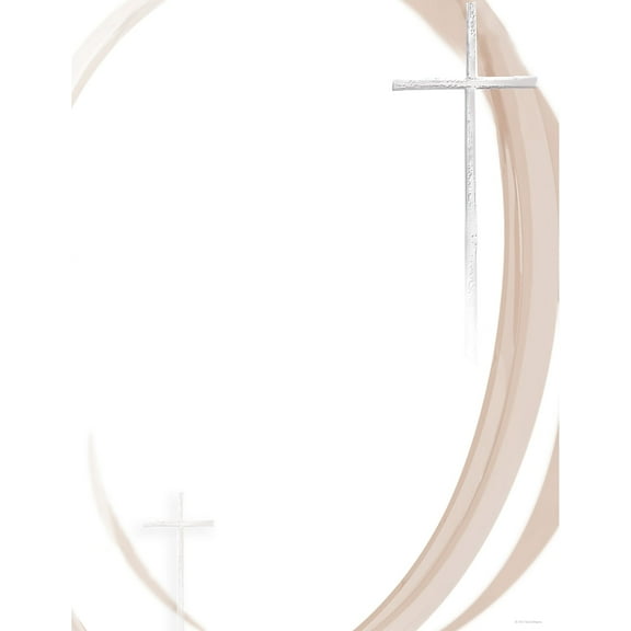 Great Papers Swirls and Cross Letterhead 80/Pack (2013196)