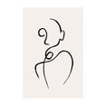thumbnail image 1 of Painted Lines No1 Print Wall Art, Modern Wall Decor For Living Room Bedroom, 16x24 UNFRAMED, 1 of 2
