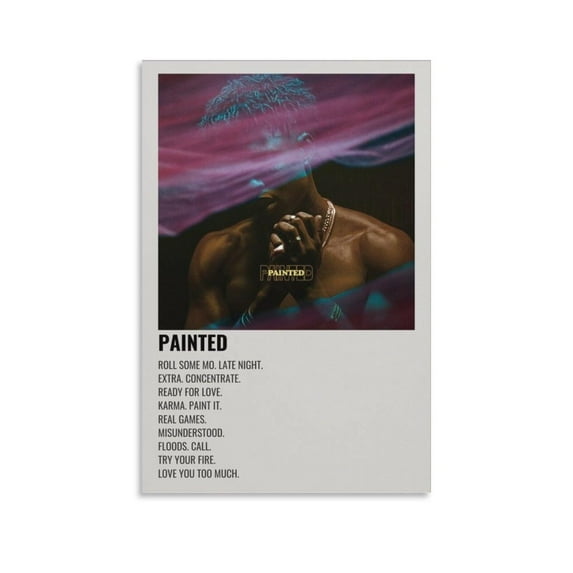 Painted Lucky Daye Canvas Poster Wall Decorative Art Painting Living Room Bedroom Decoration Gift