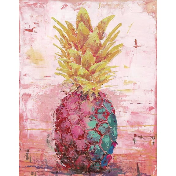 Painted Pineapple I Poster Print by Marie-Elaine Cusson