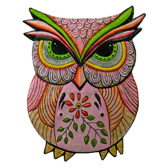 Painted Pink Owl Multi-color