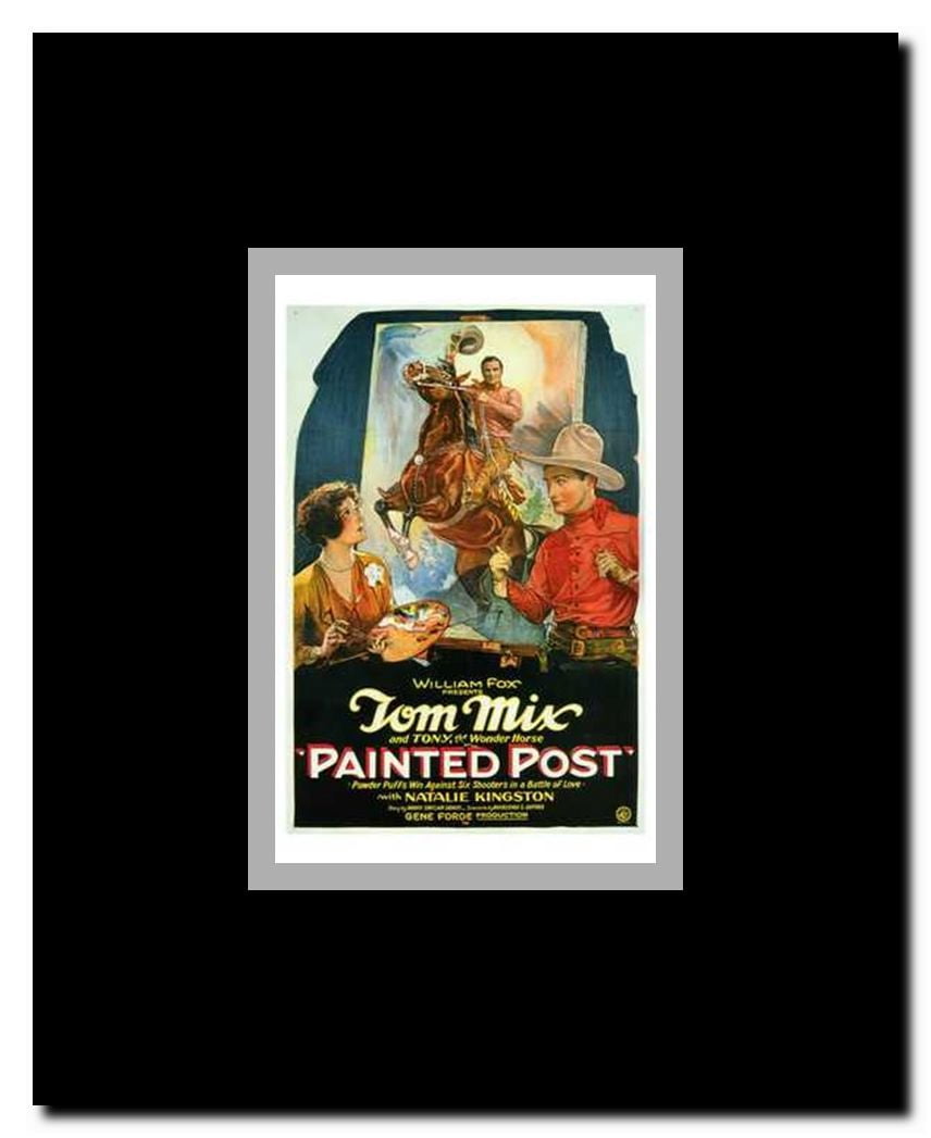 Painted Post Framed Movie Poster