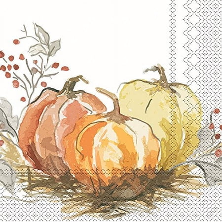Painted Pumpkin Lunch Napkin