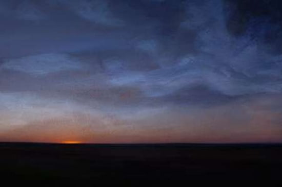 Painted Sunset Canvas Art - Roberta Murray (20 x 28)