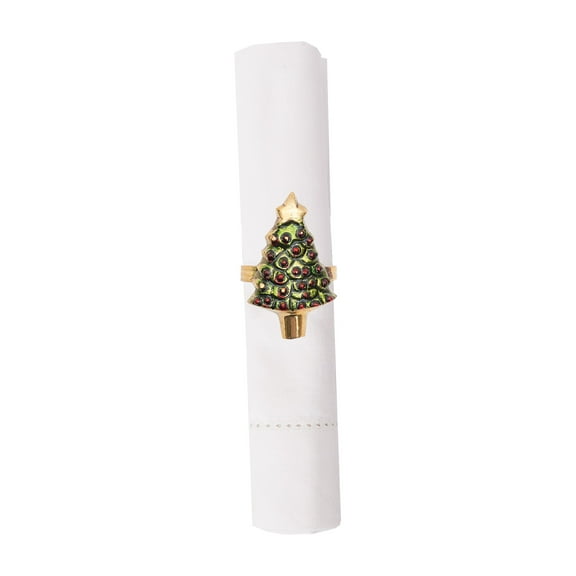 Painted Tree Napkin Ring