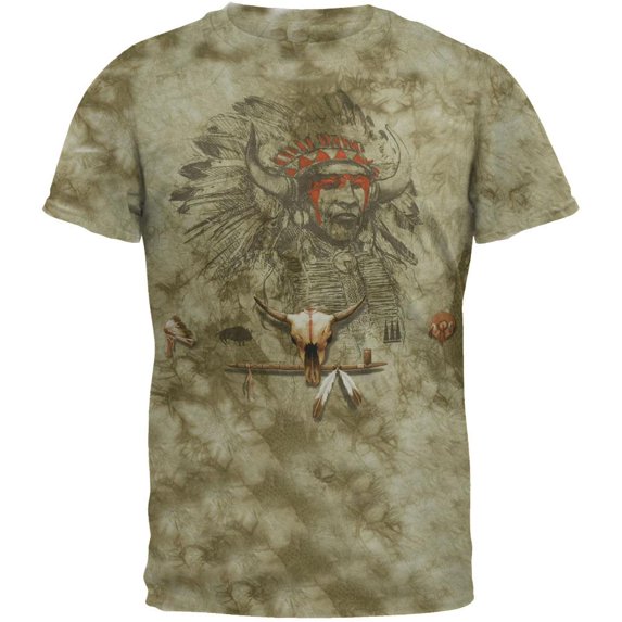 Painted Warrior Tie Dye T-Shirt