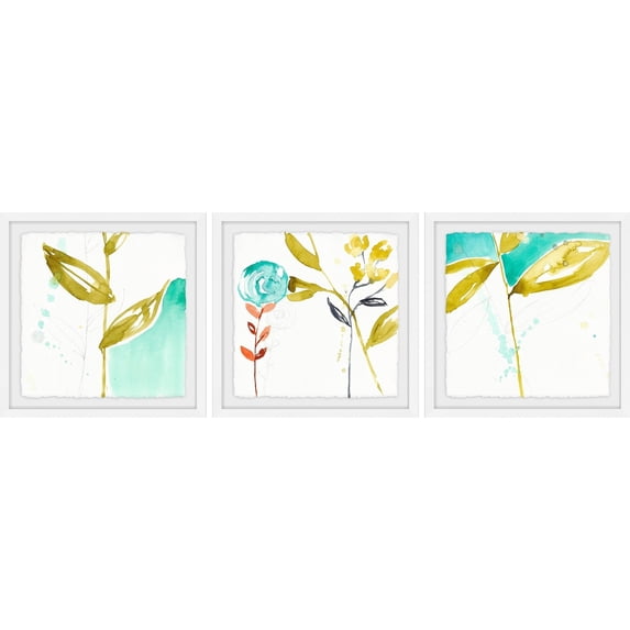 Painted Whimsy Triptych