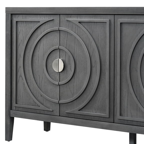 Painted and Distressed Retro Sideboard / Unique and Stylish