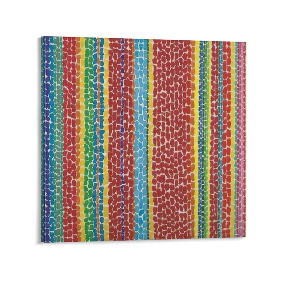 Painter Alma Thomas (red Sunset) Color School Posters Picture Print Canvas Wall Paint Art Decor Modern Home Artworks Gift 24x24inch(60x60cm)