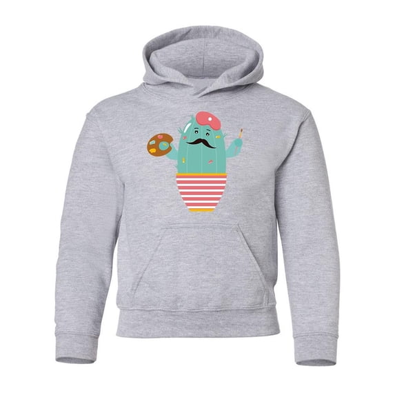 Painter Cactus Hoodie Juniors -Image by Shutterstock, Large